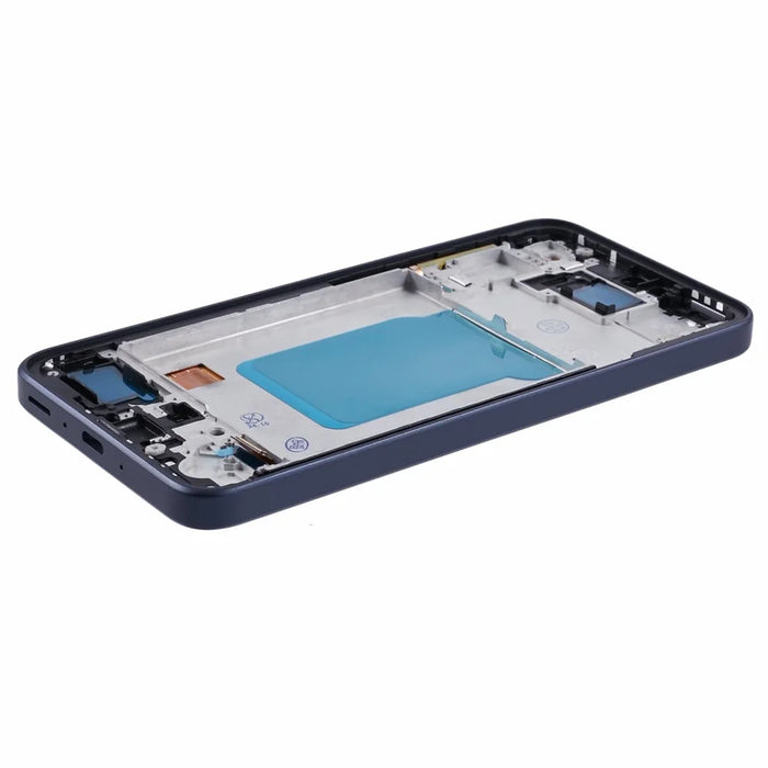 For Samsung Galaxy A35 5G A356 Grade C OLED Screen and Digitizer Assembly + Frame (Without Logo) - Dark Blue - 4