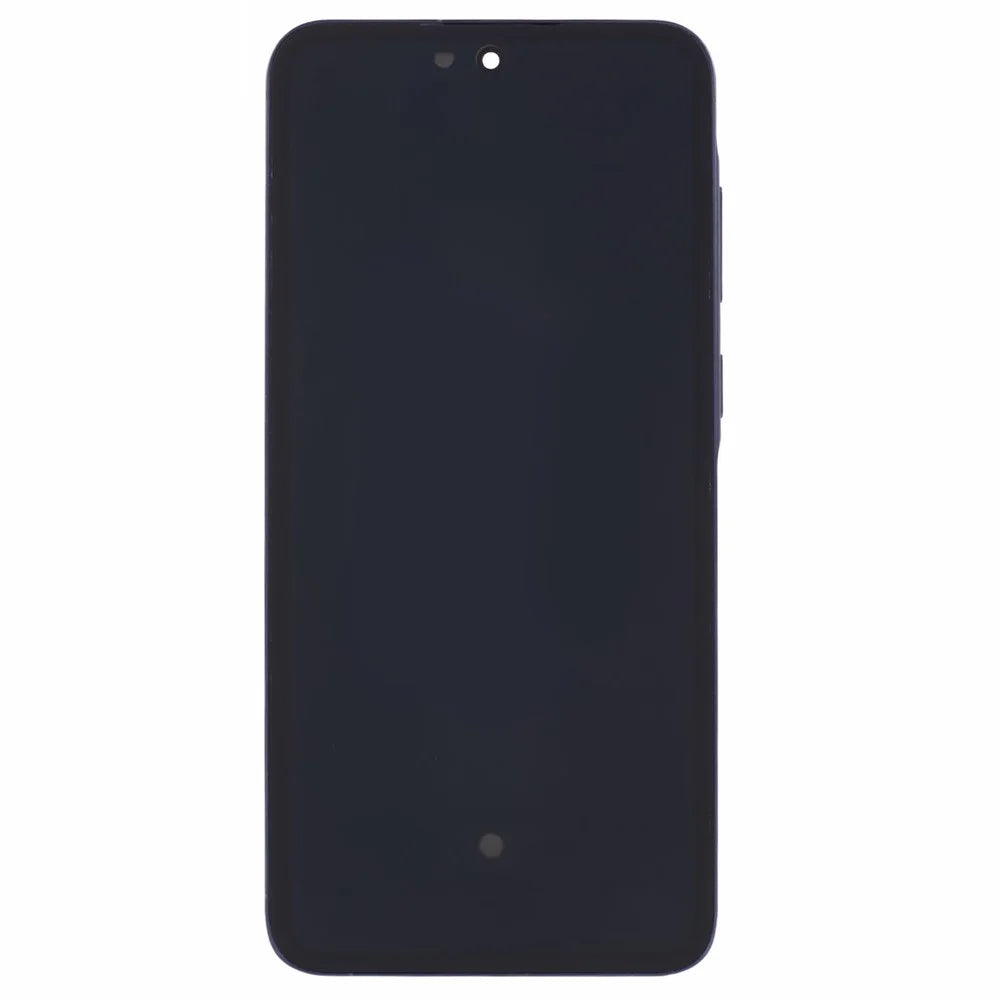 For Samsung Galaxy A55 5G A556 Grade C OLED Screen and Digitizer Assembly + Frame (Without Logo) - Dark Blue - 3