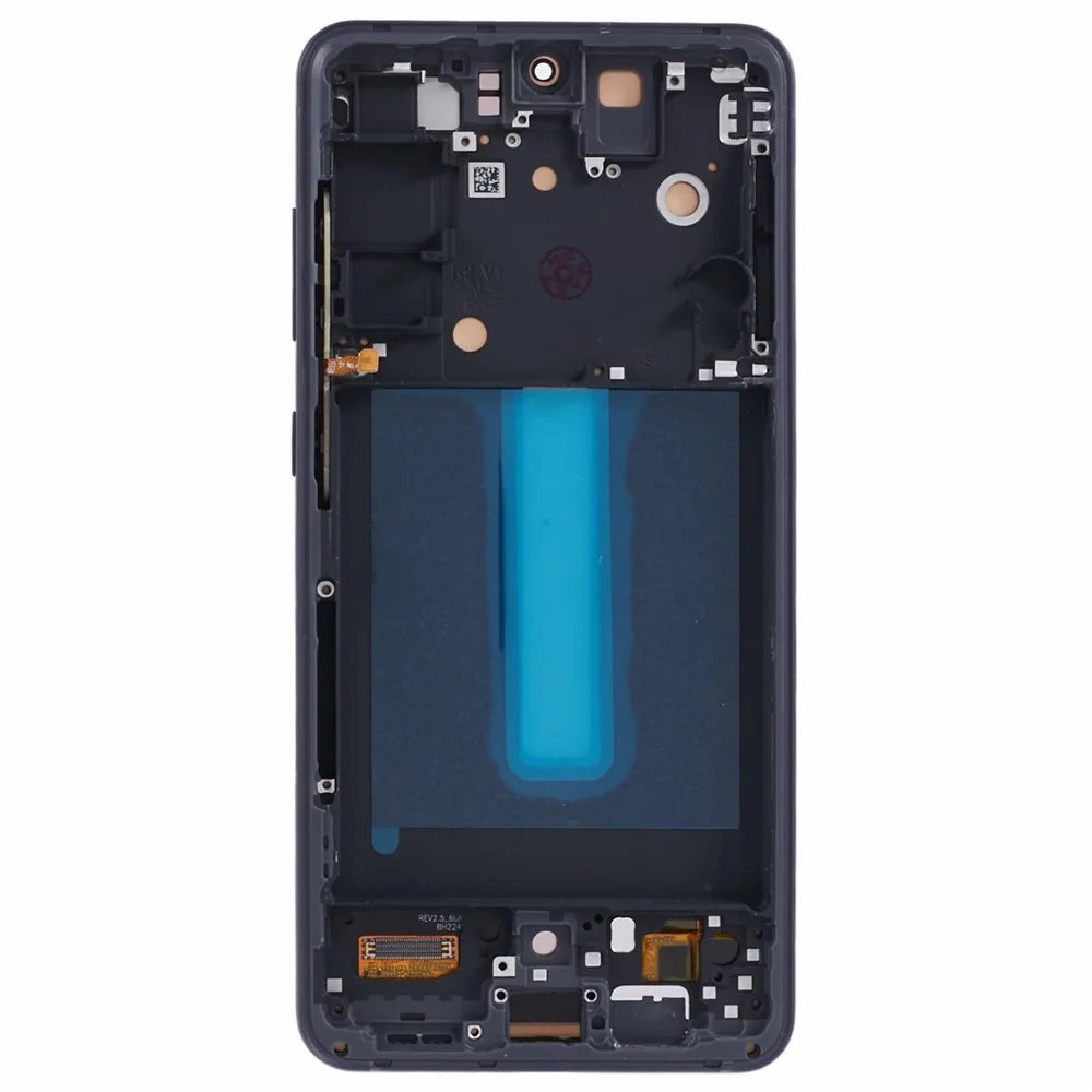 For Samsung Galaxy S21 FE 5G G990 Grade C OLED Screen and Digitizer Assembly + Frame (Without Logo) - Graphite - 2