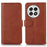 For OnePlus 13 Case Cowhide Texture Leather Wallet Phone Cover with Stand - Brown - 1