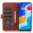 For OnePlus 13 Case Cowhide Texture Leather Wallet Phone Cover with Stand - Brown - 2