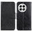For OnePlus 13 Case Nappa Texture Split Leather Wallet Phone Cover - Black - 1