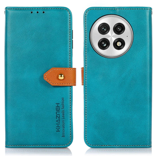 KHAZNEH For OnePlus 13 Wallet Phone Case Stand Leather Flip Cover - Blue - 1