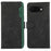 ABEEL For Google Pixel 9a Case Color Splicing Leather Flip Phone Cover RFID Blocking - Black - 1