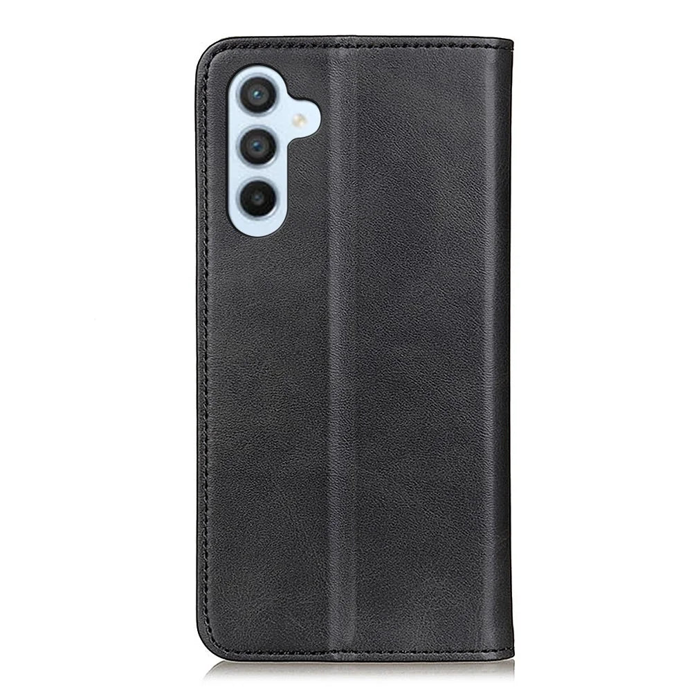 For Samsung Galaxy A36 5G Case Split Leather Flip Wallet Phone Cover - Black - 6