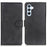 For Samsung Galaxy A36 5G Stand Wallet Case Cowhide Texture Leather Phone Cover - Black - 1