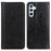 For Samsung Galaxy A36 5G Stand Case Split Leather Litchi Texture Wallet Phone Cover - Black - 1