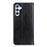 For Samsung Galaxy A36 5G Stand Case Split Leather Litchi Texture Wallet Phone Cover - Black - 7