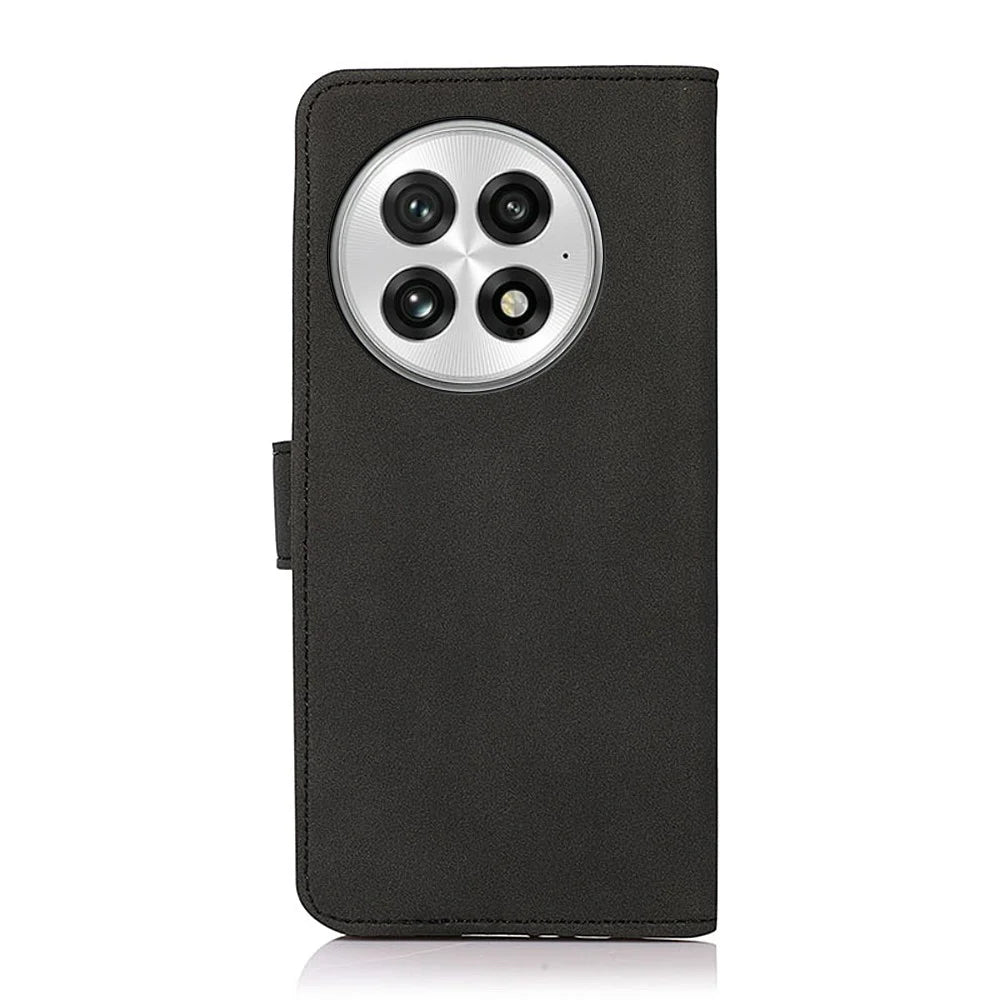 KHAZNEH For OnePlus 13 Stand Case PU Leather Wallet Phone Cover - Black - 7