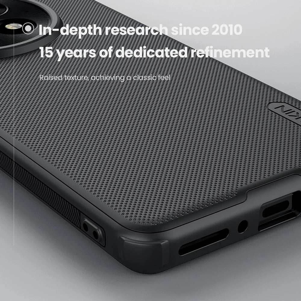 NILLKIN Frosted Shield Pro For OnePlus 13 Case Matte PC+TPU Phone Cover - Black - 6