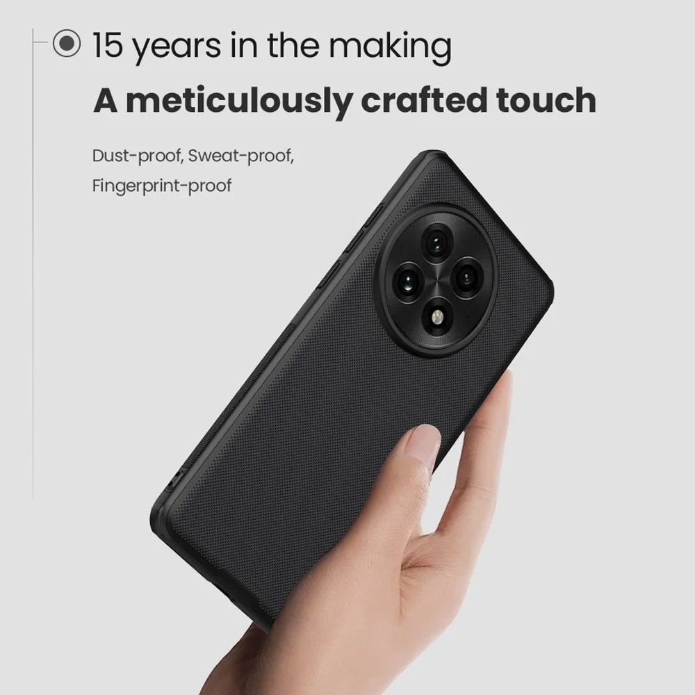 NILLKIN Frosted Shield Pro For OnePlus 13 Case Matte PC+TPU Phone Cover - Black - 7
