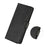 For Samsung Galaxy A36 5G Case Cowhide Texture Leather Wallet Phone Cover with Stand - Black - 4