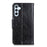 For Samsung Galaxy A36 5G Case Nappa Texture Split Leather Wallet Phone Cover - Black - 7
