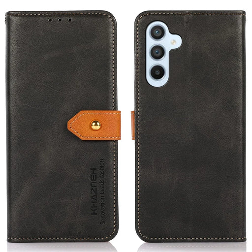 KHAZNEH For Samsung Galaxy A36 5G Wallet Phone Case Stand Leather Flip Cover - Black - 1