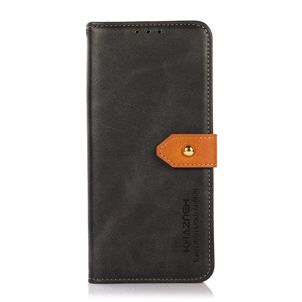 KHAZNEH For Samsung Galaxy A36 5G Wallet Phone Case Stand Leather Flip Cover - Black - 6