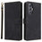 For Cubot Max 5 Wallet Case RFID Blocking PU Leather Cover Stand View - Black - 1