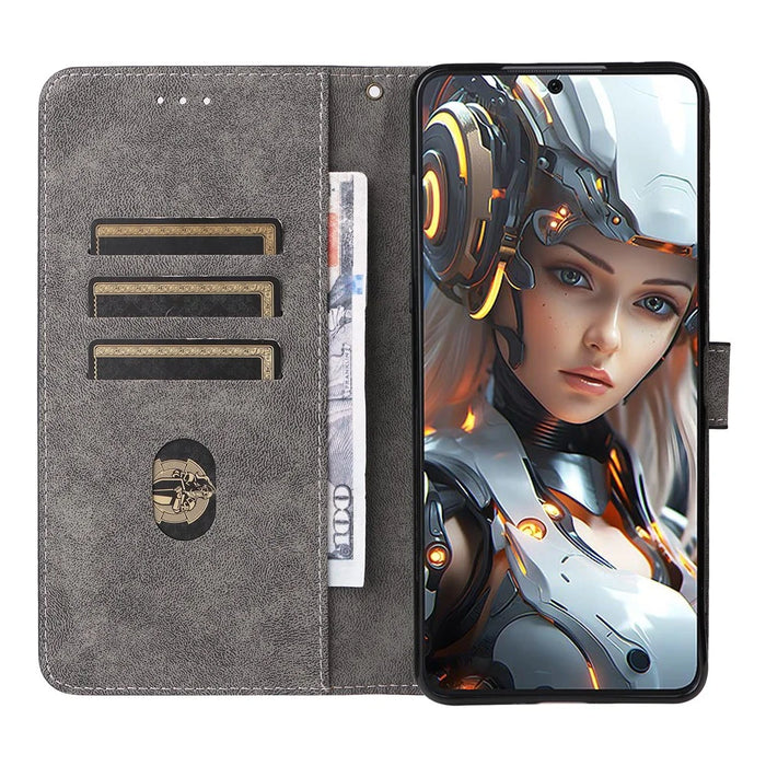 For Cubot Max 5 Wallet Case RFID Blocking PU Leather Cover Stand View - Black - 2
