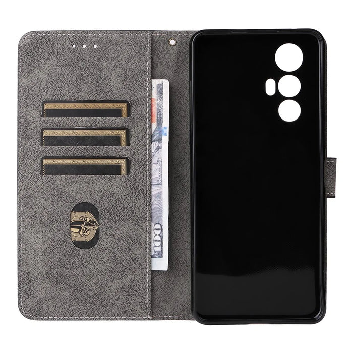 For Cubot Max 5 Wallet Case RFID Blocking PU Leather Cover Stand View - Black - 3