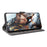 For Cubot Max 5 Wallet Case RFID Blocking PU Leather Cover Stand View - Black - 4
