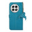 For OnePlus 13 Case RFID Blocking Genuine Cow Leather Phone Cover Litchi Texture - Blue - 7