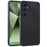 For Samsung Galaxy S24+ Case PU Leather Coated PC+TPU Anti-Drop Phone Cover - Black - 1