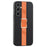 KADEM For Samsung Galaxy S24 FE Case Leather+TPU+Acrylic Anti-Scratch Phone Cover - Orange - 1