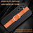 KADEM For Samsung Galaxy S24 FE Case Leather+TPU+Acrylic Anti-Scratch Phone Cover - Orange - 6