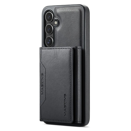 MAGKING K2 Series For Samsung Galaxy S24+ Magnetic Case PC+TPU+PU Phone Cover - Black - 2