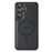 MAGKING K2 Series For Samsung Galaxy S24+ Magnetic Case PC+TPU+PU Phone Cover - Black - 4