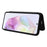 For Samsung Galaxy A36 5G Case Carbon Fiber Texture Drop-Proof PU Leather Phone Cover - Black - 3