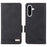 For Samsung Galaxy A36 5G Case Leather Wallet Flip Phone Cover with Hardware Decor - Black - 1