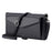 For Samsung Galaxy A36 5G Leather Case Wallet Stand Phone Cover with Straps - Black - 6