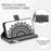 Style 006 For Samsung Galaxy A36 5G Wallet Case PU Leather Phone Cover Mandala Flower Pattern - Grey - 5