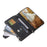 Style 005 For Samsung Galaxy A36 5G Wallet Case Rhombus Stitching Line PU Leather Phone Cover - Black - 5
