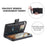 Style 005 For Samsung Galaxy A36 5G Wallet Case Rhombus Stitching Line PU Leather Phone Cover - Black - 6