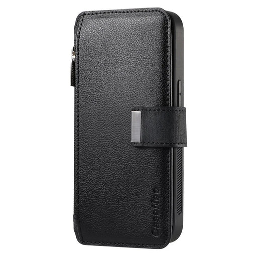 CASENEO For Samsung Galaxy S25+  MW-02 Detachable Magnetic Leather Wallet Phone Cover - Black - 2