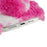 For iPhone 14 Pro Max Anti-fall Soft Handmade Fluffy Furry Bunny TPU Shell Cute Rabbit Protective Case - Rose - 4