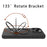 For iPhone 16 Pro Max Magnetic Case TPU+PC Phone Cover with Kickstand - Black - 5