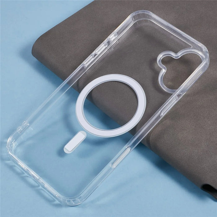 For iPhone 16 Plus Case Compatible with MagSafe TPU+Acrylic Phone Cover with Camera Control Button - 7