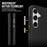For Samsung Galaxy S25 Case TPU+PC Four Corner Anti-Drop Phone Cover - Black - 4