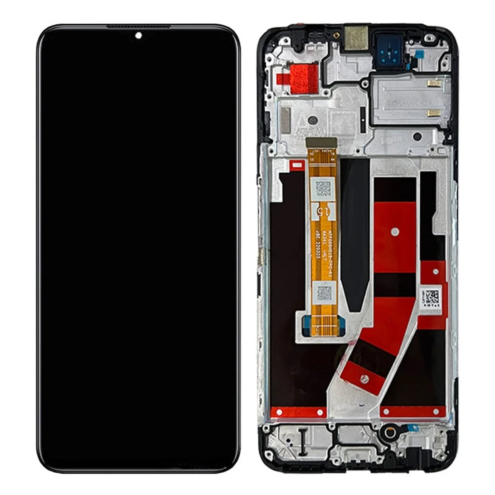For Realme Narzo 50 5G OEM Grade S LCD Screen and Digitizer Assembly + Frame (Without Logo) - 1