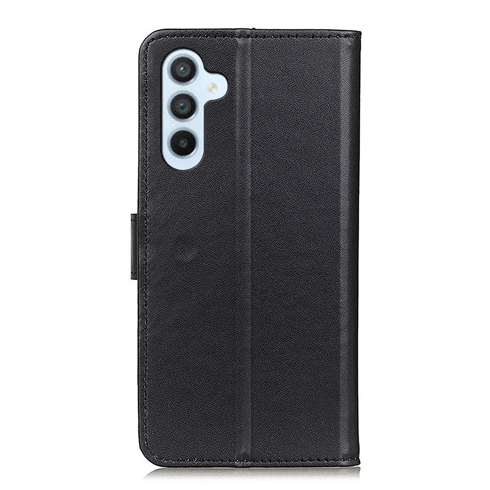 For Samsung Galaxy A36 5G Case Card Slots PU Leather Flip Stand Phone Cover - Black - 7