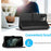 For iPhone 16 Pro Max Case Magnetic Detachable 2-in-1 Wallet Stand PU Leather Phone Cover - Black - 4