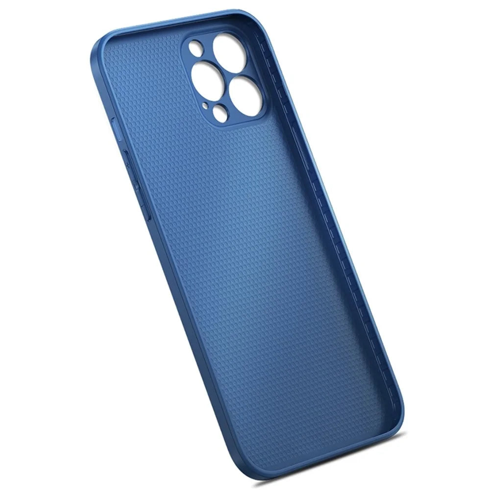 Brushed Protective Case for iPhone 14 Pro TPU + Metal Back Phone Case Anti-Fall Shockproof Cover - Green - 4