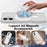 For iPhone 16 Case Compatible with MagSafe TPU + Acrylic Phone Cover with Camera Control Button - 5