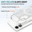 For iPhone 16 Case Compatible with MagSafe TPU + Acrylic Phone Cover with Camera Control Button - 6