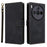 For ZTE nubia Z60S Pro 5G Wallet Case RFID Blocking PU Leather Cover Stand View - Black - 1