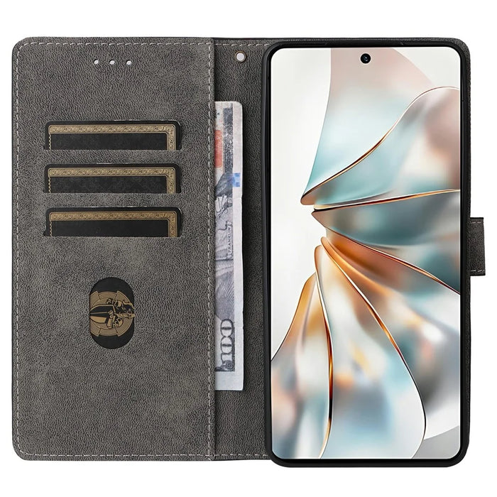 For ZTE nubia Z60S Pro 5G Wallet Case RFID Blocking PU Leather Cover Stand View - Black - 2