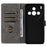 For ZTE nubia Z60S Pro 5G Wallet Case RFID Blocking PU Leather Cover Stand View - Black - 3