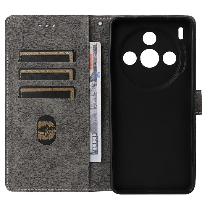 For ZTE nubia Z60S Pro 5G Wallet Case RFID Blocking PU Leather Cover Stand View - Black - 3